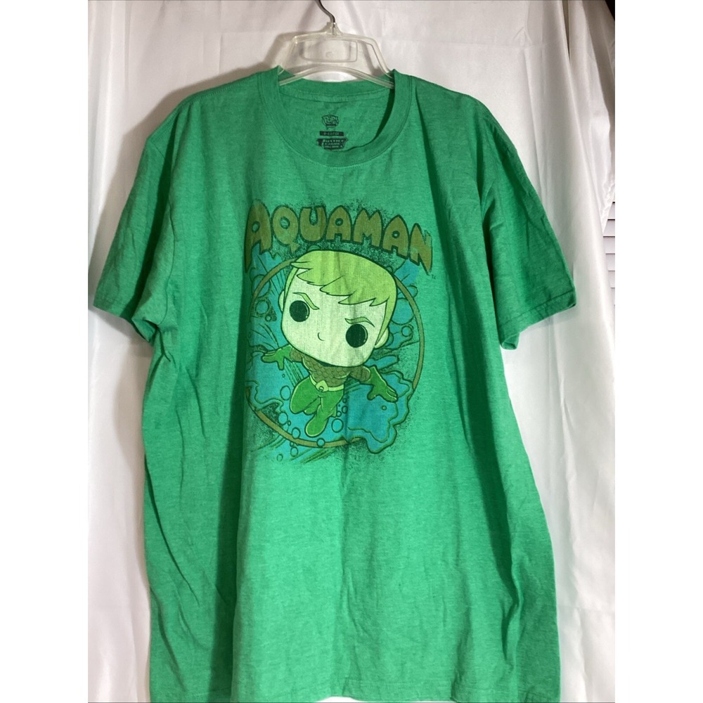 vintage pop tees x large green aquaman t shirt